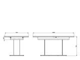 Tavolo Fisso Marrone Rovere Nodi 6 Posti Forma Rettangolare 160x91.5x76h cm, Materiale Piano in Legno Nobilitato - Siano