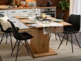 Tavolo Fisso Marrone Rovere Nodi 6 Posti Forma Rettangolare 160x91.5x76h cm, Materiale Piano in Legno Nobilitato - Siano