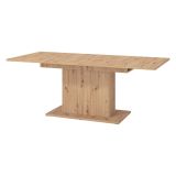 Tavolo Fisso Marrone Rovere Nodi 6 Posti Forma Rettangolare 160x91.5x76h cm, Materiale Piano in Legno Nobilitato - Siano