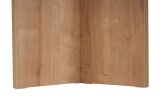 Tavolo Fisso Marrone Rovere Scuro 6 Posti Forma Ovale 200x90x75h cm, Materiale Piano in Legno Nobilitato - Nofalota