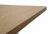 Tavolo grande rettangolare 10 posti bianco e marrone 180x90cm - Brian
