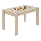 Tavolo legno chiaro rettangolare 6 posti 138x81cm - Alois