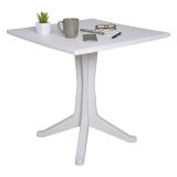 Tavolo per terrazzo 6 posti 70x70cm bianco - Agostini