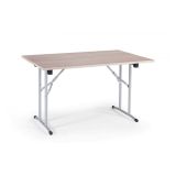 Tavolo pieghevole salvaspazio 6 posti 125x75cm legno - Aliena