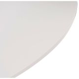 Tavolo rotondo minimal 4 posti bianco 100x100cm - Anubis