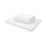 Telo Bagno Bianco Avorio 100% Puro Cotone, Sfumatura Colore Struttura Avorio - Sanamasa Luxury