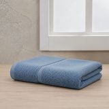 Telo Bagno blu Fiordaliso 100% Puro Cotone, Sfumatura Colore Struttura Fiordaliso - Sanaza Luxury