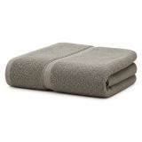 Telo Bagno Grigio Pietra 100% Puro Cotone, Sfumatura Colore Struttura Pietra - Sanaza Luxury