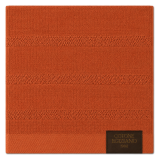 Telo Bagno Marrone Terracotta 100% Cotone Egiziano Pettinato e Mercerizzato, Sfumatura Colore Struttura Terracotta - Rovarero Luxury