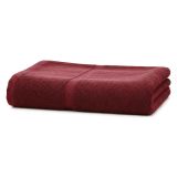 Telo Bagno Rosso Bordeaux 100% Puro Cotone, Sfumatura Colore Struttura Bordeaux - Sanaza Luxury