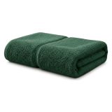 Telo Bagno Verde Scuro 100% Puro Cotone, Sfumatura Colore Struttura Scuro - Sanaza Luxury