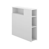 Testiera Letto Bianco Singolo 23.4x99 cm, - Haitang