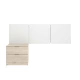 Testiera Letto Marrone Marrone Rovere Matrimoniale Colore Struttura Marrone 157x34.2 cm, Sfumatura Colore Struttura Rovere - Chanhom
