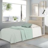 Testiera Letto Marrone Marrone Rovere Singolo Colore Struttura Marrone 23.4x99 cm, Sfumatura Colore Struttura Rovere - Haitang