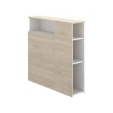 Testiera Letto Marrone Marrone Rovere Singolo Colore Struttura Marrone 23.4x99 cm, Sfumatura Colore Struttura Rovere - Haitang