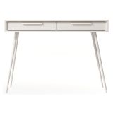 Toeletta Beige Cashmere 2 Cassetti Sfumatura Colore Ripiano Cashmere 187x40x52h cm, Materiale Struttura in Metallo - Katilaka