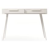 Toeletta Beige Cashmere 2 Cassetti Sfumatura Colore Ripiano Cashmere 187x40x52h cm, Materiale Struttura in Metallo - Katilaka