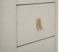Toeletta moderna porta trucchi 120x40x75h cm crema e oro - Apoteosi