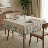 Tovaglia Multicolore Lavabile si 30° Forma Quadrata 150x150 cm, - Pasa