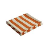 Tovaglia rettangolare no stiro 270x140 cm, arancione e beige - Trapezista - By Sarah Balivo