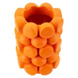 Vaso Arancione Disegni con Arance Diametro 13.5 cm, - Galikale