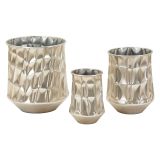 Vaso Argento set 3 Vasi, - Bapara