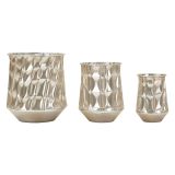 Vaso Argento set 3 Vasi, - Bapara