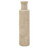 Vaso Beige Finitura Effetto Sabbia Diametro 14 cm, - Fati
