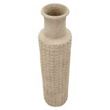 Vaso Beige Finitura Effetto Sabbia Diametro 14 cm, - Fati