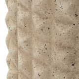 Vaso Beige Finitura Effetto Sabbia Diametro 18 cm, - Fatenoti