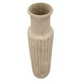 Vaso Beige Finitura Effetto Sabbia Diametro 18 cm, - Fatenoti
