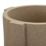 Vaso Beige Finitura Geometrica - Fato
