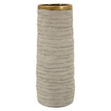Vaso Beige oro Finitura Naturale Colore Struttura oro, - Fasezaha