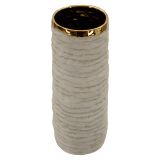 Vaso Beige oro Finitura Naturale Colore Struttura oro, - Fasezaha