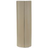 Vaso Beige Superficie Ondulata con Finitura Opaca, - Fase