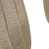 Vaso Beige Texture Verticale Effetto Legno Diametro Vaso Grande: 26.5, Vaso Medio: 20.5, Vaso Piccolo: 16.5 cm, - Bava