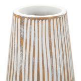 Vaso Bianco Crema Beige Colore Struttura Beige Diametro 6 cm, Sfumatura Colore Struttura Crema - Dadalelo