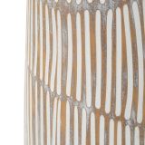 Vaso Bianco Crema Beige Colore Struttura Beige Diametro 6 cm, Sfumatura Colore Struttura Crema - Dadalelo