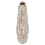 Vaso Bianco Crema Beige Colore Struttura Beige Diametro 6 cm, Sfumatura Colore Struttura Crema - Dadalelo
