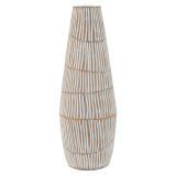 Vaso Bianco Crema Beige Colore Struttura Beige Diametro 6 cm, Sfumatura Colore Struttura Crema - Padsto