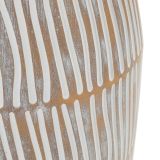 Vaso Bianco Crema Beige Colore Struttura Beige Diametro 6 cm, Sfumatura Colore Struttura Crema - Padsto