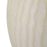 Vaso Bianco Crema Texture Irregolare Diametro 12.5 cm, Sfumatura Colore Struttura Crema - Galo
