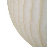 Vaso Bianco Crema Texture Irregolare Diametro 9.5 cm, Sfumatura Colore Struttura Crema - Famimiso