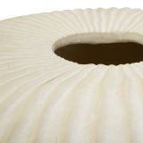 Vaso Bianco Crema Texture Irregolare Diametro 9.5 cm, Sfumatura Colore Struttura Crema - Famimiso