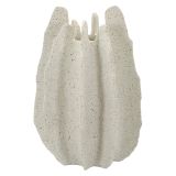 Vaso Bianco Marmo Effetto Marmo Diametro 9 cm, Sfumatura Colore Struttura Marmo - Dabatori