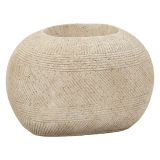Vaso Bianco Marmo Finitura Effetto Marmo Sfumatura Colore Struttura Marmo, - Gagameha
