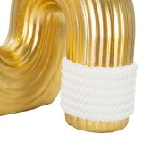 Vaso Bianco oro Colore Struttura oro, - Elide