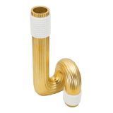 Vaso Bianco oro Colore Struttura oro, - Elide