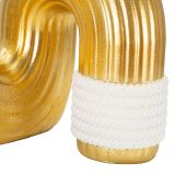 Vaso Bianco oro Colore Struttura oro, - Iria
