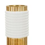 Vaso Bianco oro Colore Struttura oro, - Iria